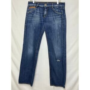 Miss Sixty Women’s 31 Blue Designer Big TY Denim Jeans Slim Fit Fashion Jeans